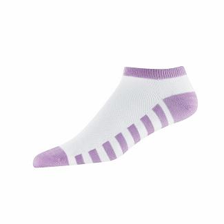 Women's Footjoy ProDry Golf Socks White/Pink NZ-368302
